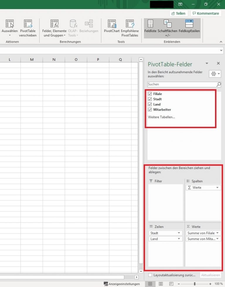 Pivot Tabelle In Excel Erstellen Einfach Erkl Rt Tipps Tricks