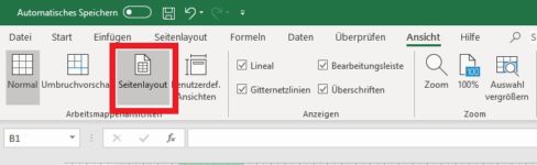 Anleitung Excel Spaltenbreite Und Zeilenh He In Cm Umstellen