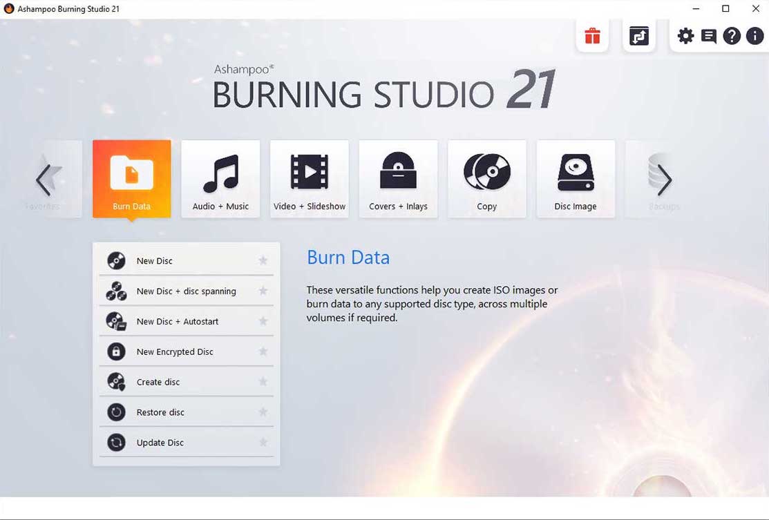instal the new version for mac Ashampoo Burning Studio 25.0.1