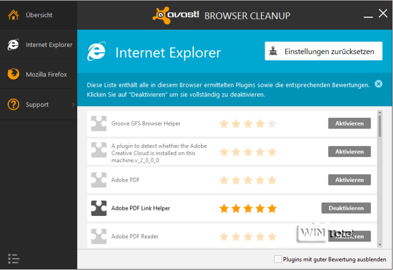 how to clean chrome with avast browser cleanup