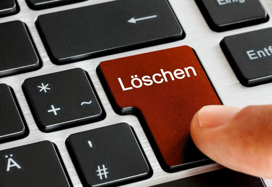 löschen taste