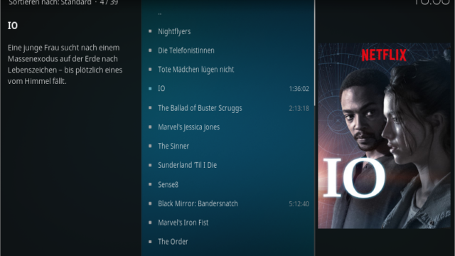 Netflix unter Kodi