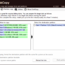 DiskCopy - Auswahl einzelner Partitionen